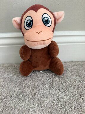 Brown Monkey Plush Stuffed Animal Toy